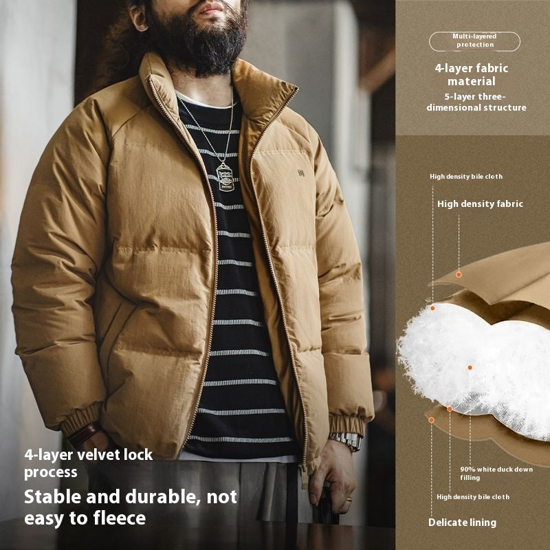 Workwear American Casual Warm Jacket Men